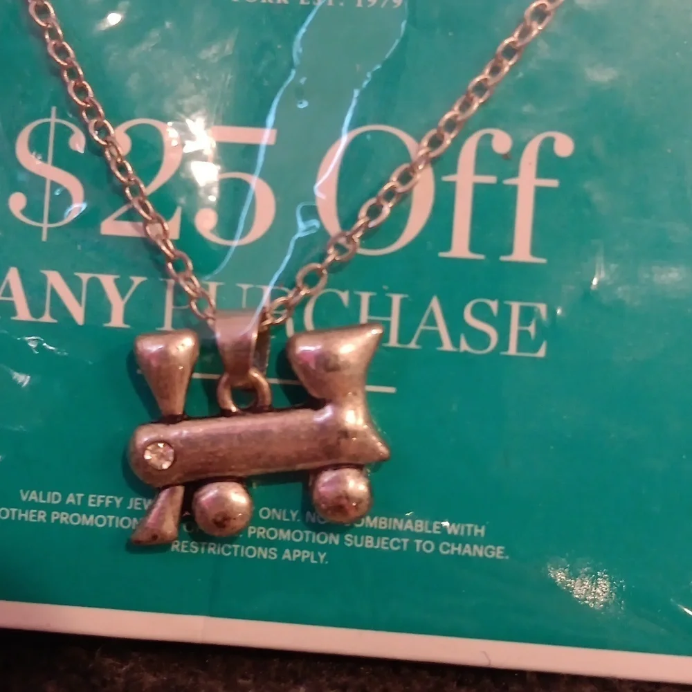 EFFY  necklace with fine chain train new very beautiful silver